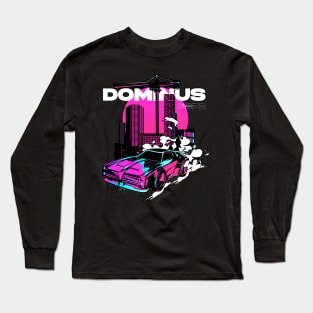 Car Synthwave Long Sleeve T-Shirt